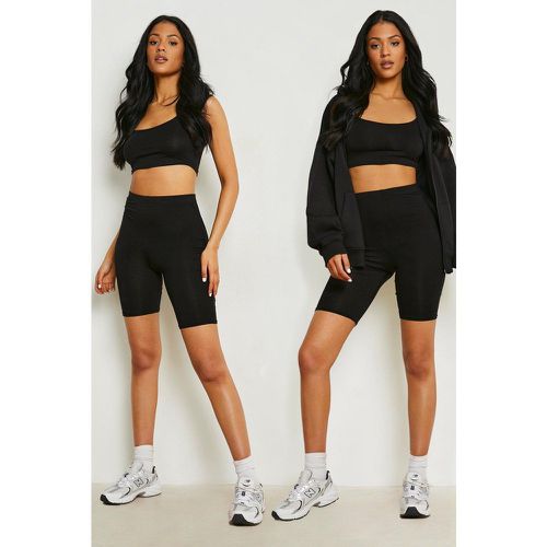 Tall" - Lot De 2 Shorts Cycliste - boohoo - Modalova