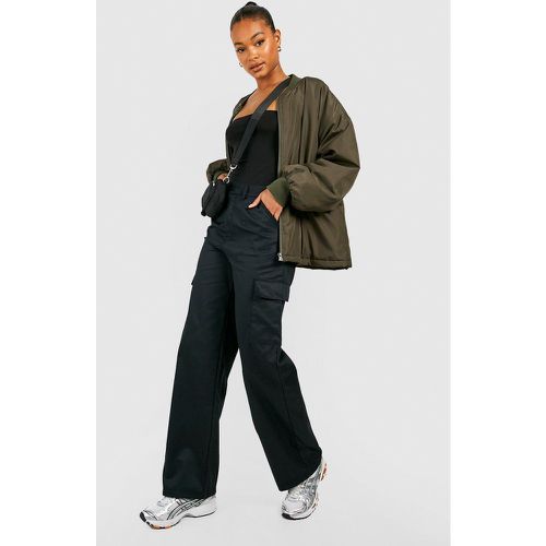 Tall" - Pantalon Cargo Taille Haute - boohoo - Modalova