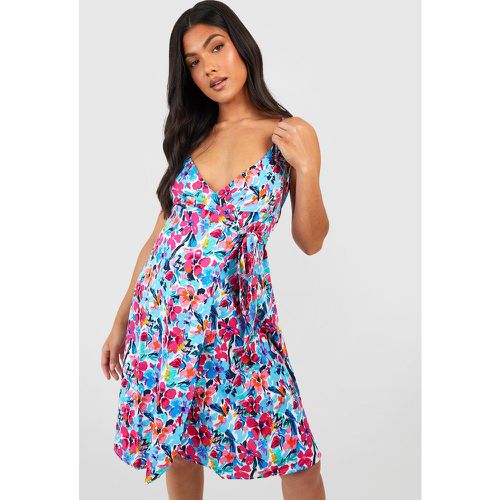 Maternité - Robe De Grossesse Fleurie À Bretelles - boohoo - Modalova