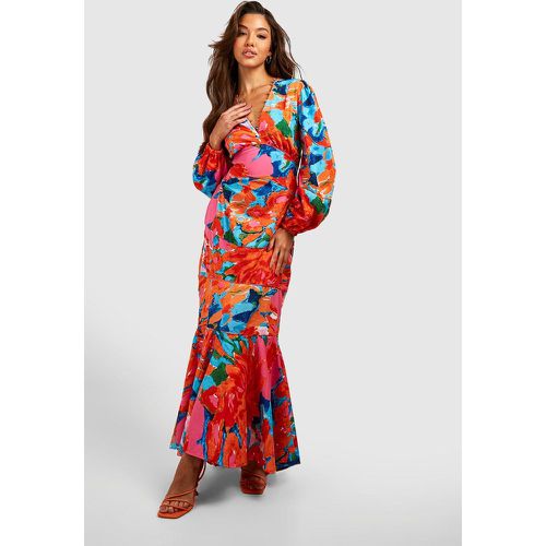 Robe Longue Imprimée - boohoo - Modalova