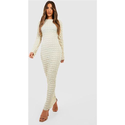 Robe Longue Texturée - boohoo - Modalova