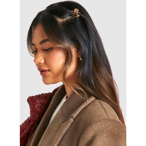 Lot De 6 Pinces À Cheveux Carrées Écaille De Tortue - boohoo - Modalova