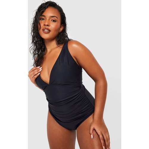 Grande Taille - Maillot De Bain Décolleté - boohoo - Modalova