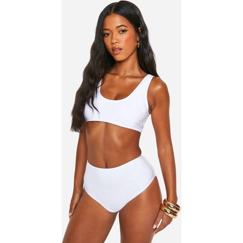 Bas De Maillot Basique Taille Haute - boohoo - Modalova