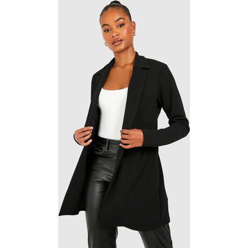 Tall" - Blazer Long Basique En Jersey - boohoo - Modalova