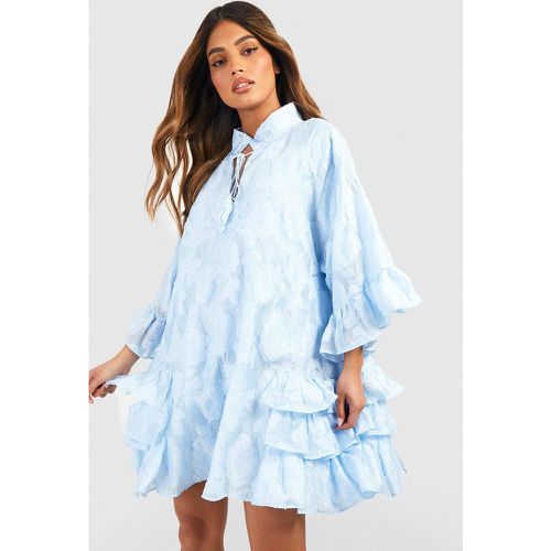 Robe Texturée À Volants - boohoo - Modalova