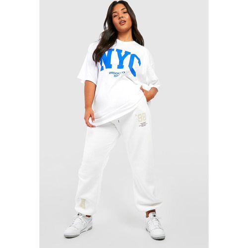 Grande Taille - T-Shirt Oversize À Slogan Nyc - boohoo - Modalova