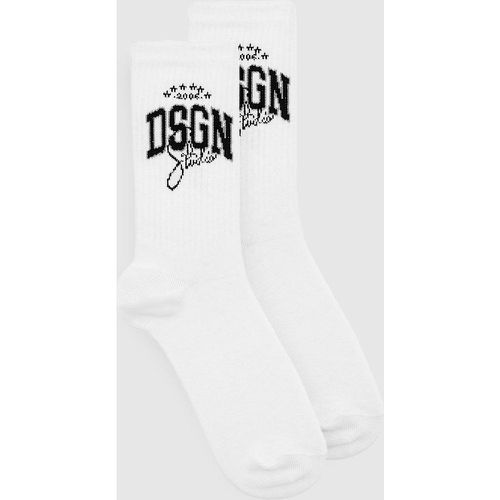 Chaussettes À Slogan Dsgn Studio - boohoo - Modalova