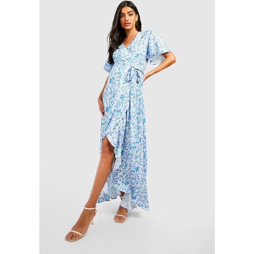 Maternité - Robe De Grossesse Longue Fleurie - boohoo - Modalova