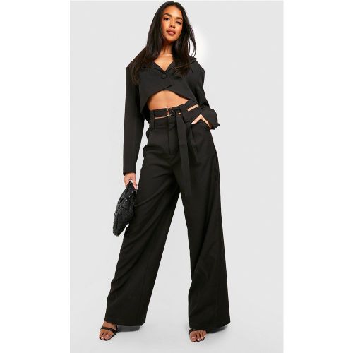 Pantalon Large À Ceinture - boohoo - Modalova