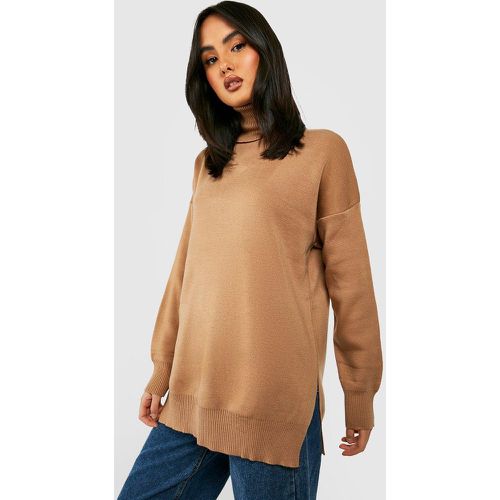 Pull En Maille À Col Roulé - - S/M - boohoo - Modalova