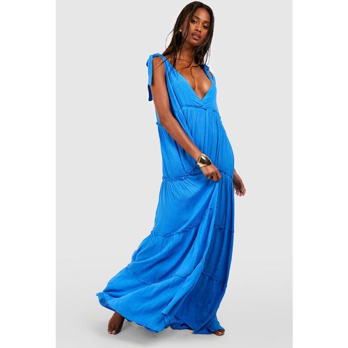 Robe De Plage Longue Nouée - boohoo - Modalova