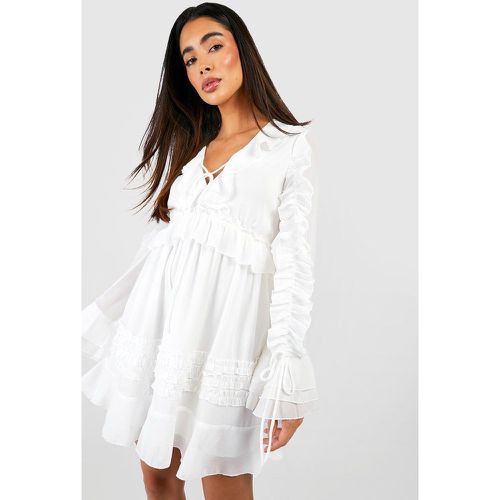 Robe Babydoll À Volants - boohoo - Modalova