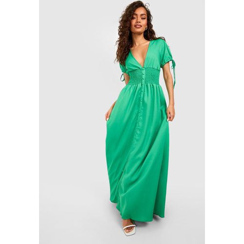 Robe Longue Froncée - boohoo - Modalova