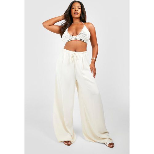 Grande Taille - Pantalon Palazzo Léger - boohoo - Modalova