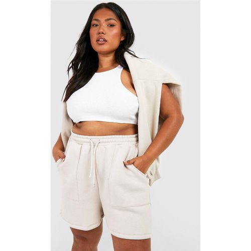 Grande Taille - Short De Jogging À Coutures Apparentes - boohoo - Modalova