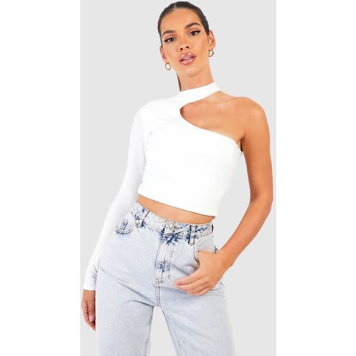 Crop Top Asymétrique - boohoo - Modalova