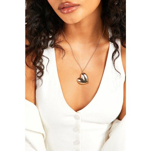 Collier À Pendentif Cœur - boohoo - Modalova