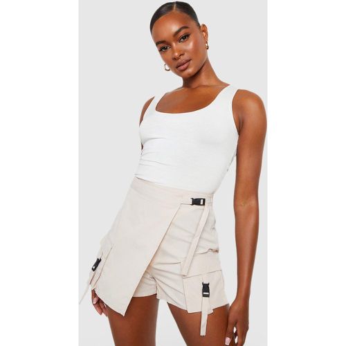 Tall" - Jupe-Short Cargo - Blanc Écru - 42, Blanc Écru - boohoo - Modalova