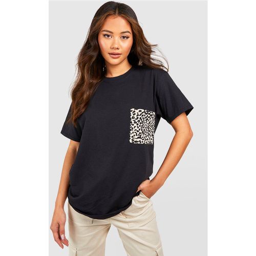 T-Shirt Oversize Imprimé Léopard - boohoo - Modalova