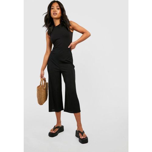 Petite" - Pantalon Large Basique - boohoo - Modalova