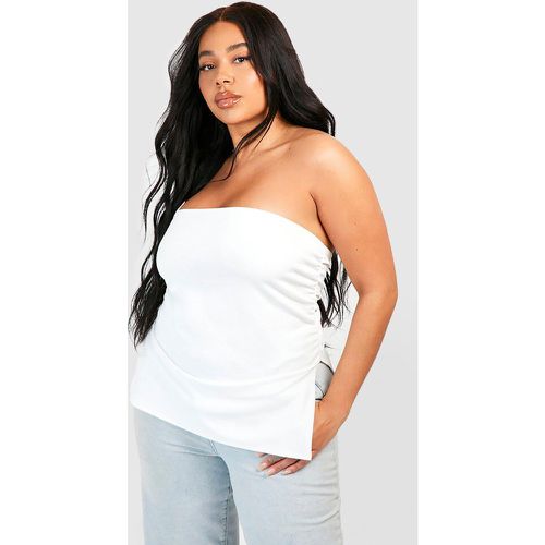 Grande Taille - Haut Bandeau Long Froncé - boohoo - Modalova