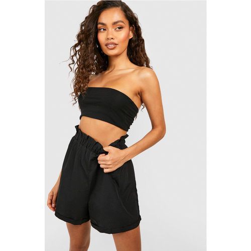 Short Ample - Noir - 40, Noir - boohoo - Modalova