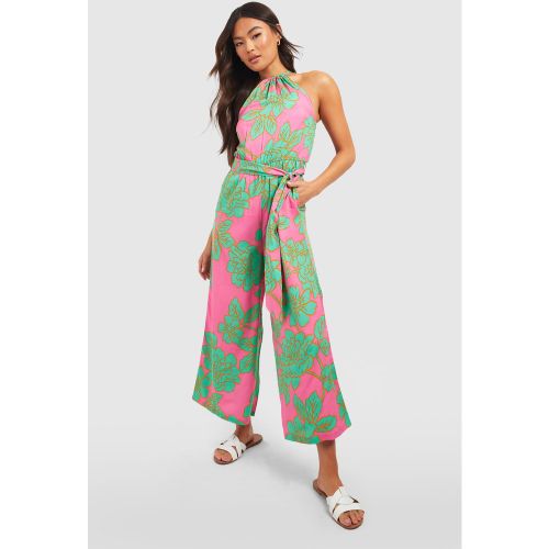 Combinaison Jupe-Culotte Fleurie - boohoo - Modalova