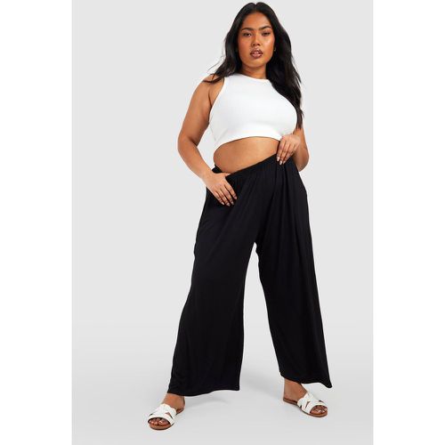 Grande Taille - Pantalon Jupe-Culotte En Jersey - boohoo - Modalova