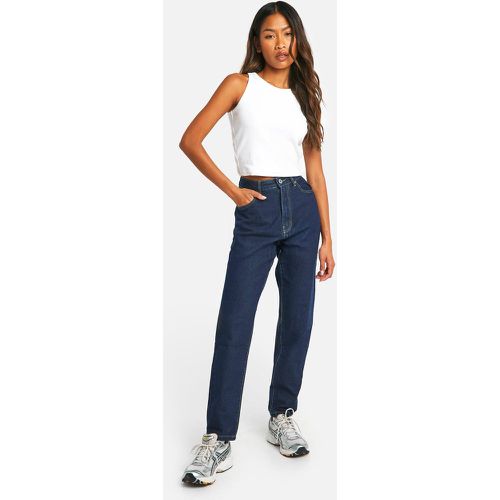 Jean Mom Basique Taille Haute - boohoo - Modalova