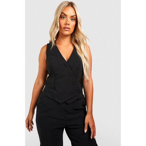 Grande Taille - Gilet Asymétrique Sans Manches - boohoo - Modalova