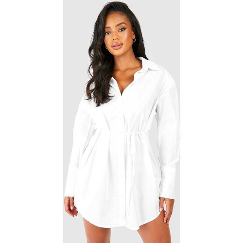 Robe Chemise Froncée - boohoo - Modalova