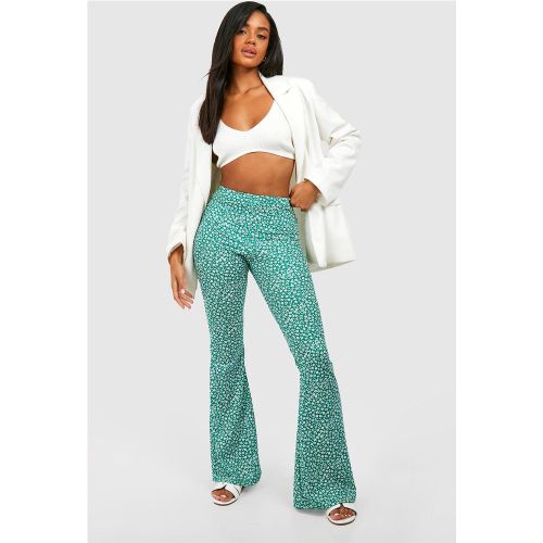 Pantalon Flare Fleuri - boohoo - Modalova