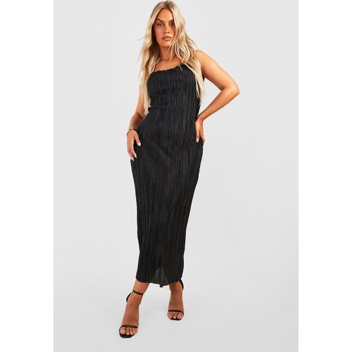 Grande Taille - Robe Longue Plissée - boohoo - Modalova