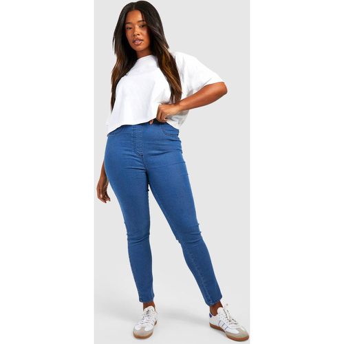 Grande Taille - Jegging Taille Haute - boohoo - Modalova