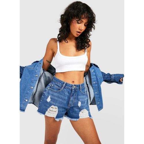 Short Délavé En Jean - boohoo - Modalova