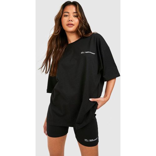 Ensemble Avec T-Shirt Oversize Et Short Cycliste - boohoo - Modalova