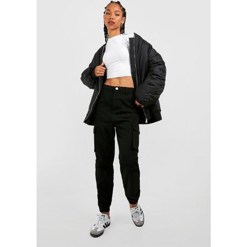 Tall" - Jogging Cargo Taille Haute - boohoo - Modalova