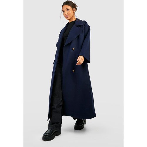 Manteau Oversize Long Effet Laine - boohoo - Modalova