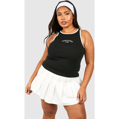 Grande Taille - Top Sans Manches À Dos Nageur Et Broderie Dsgn Studio - boohoo - Modalova