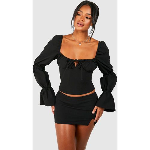 Corset À Manches Bouffantes - boohoo - Modalova