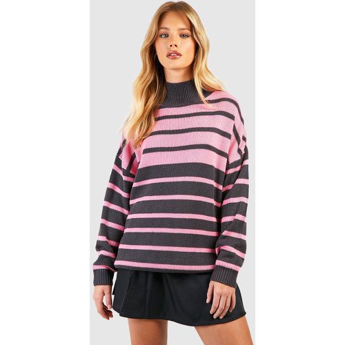 Pull Oversize À Col Montant - boohoo - Modalova