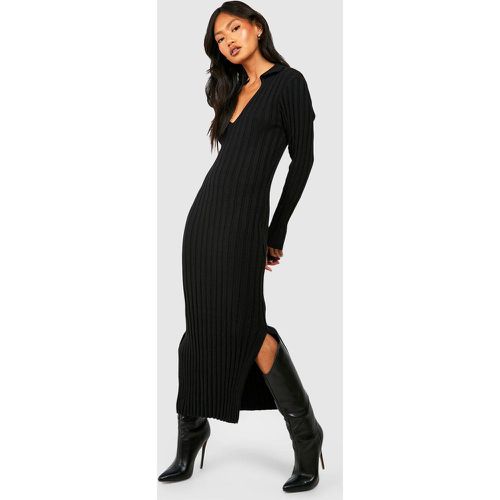 Robe Longue Côtelée - boohoo - Modalova