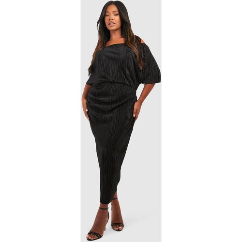 Grande Taille - Robe Mi-Longue Plissée - boohoo - Modalova