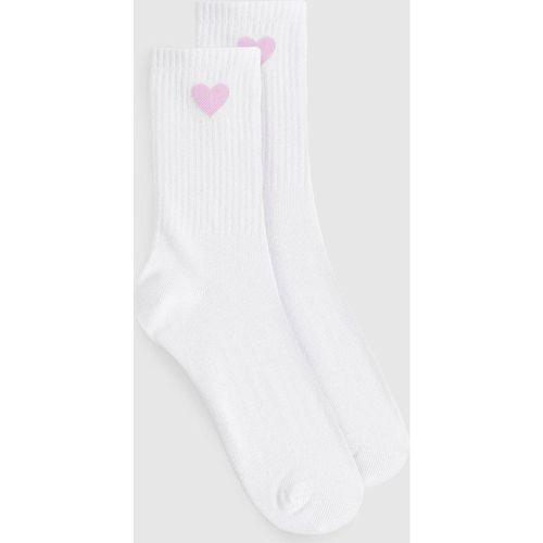 Chaussettes À Détail Cœur - boohoo - Modalova