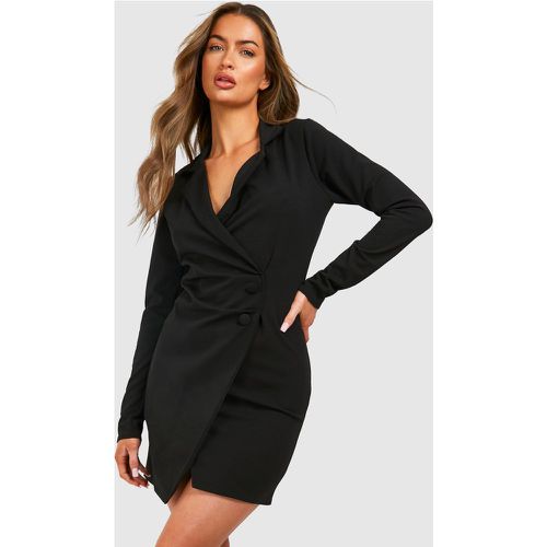 Rouched Front Blazer Dress - boohoo - Modalova