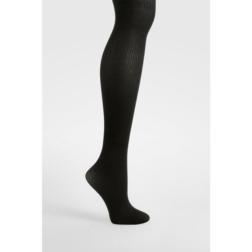 Fine Ribbed Tights - boohoo - Modalova