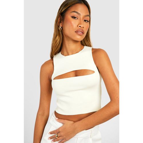 Key Hole Crop Top - - M/L - boohoo - Modalova