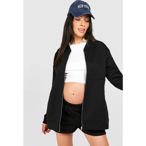 Maternity Bomber Jacket And Short Tracksuit - boohoo - Modalova