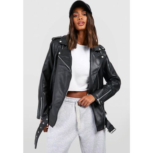 Veste Motard Oversize - - S/M - boohoo - Modalova